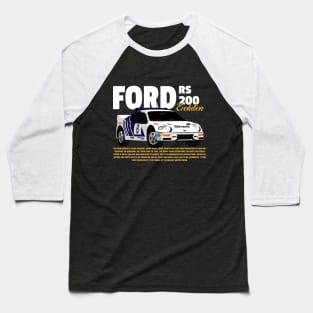 FORD RS200 EVO Baseball T-Shirt